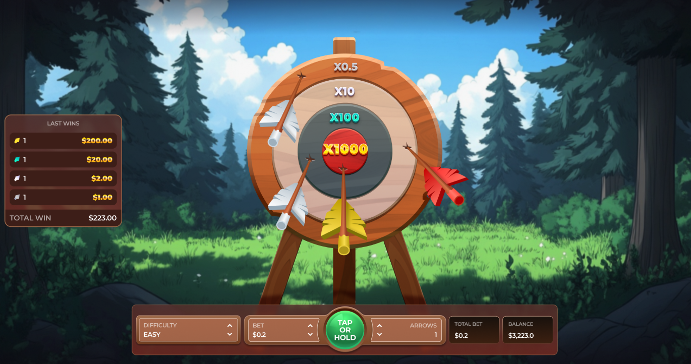 Forest Arrow Target